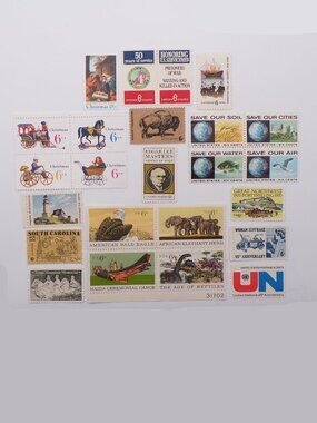 1970 United States Commemorative Stamp Year Set